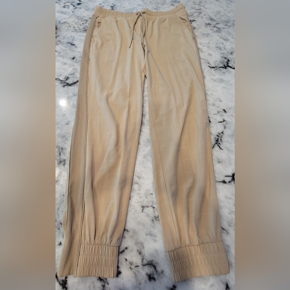 Athleta Womens Khaki Drawstring Chinos